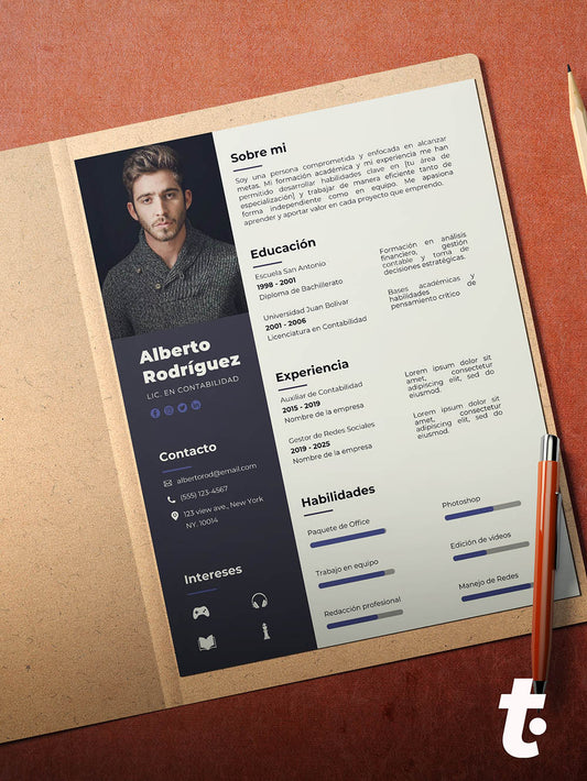 Plantilla de Curriculum Vitae